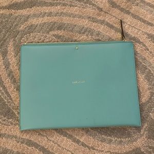 Kate spade mint walk on air clutch